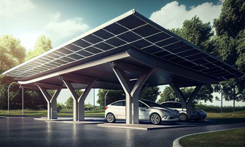 Innovationen im Unternehmenspark: Wie Solar Carports die Energiebilanz verbessern