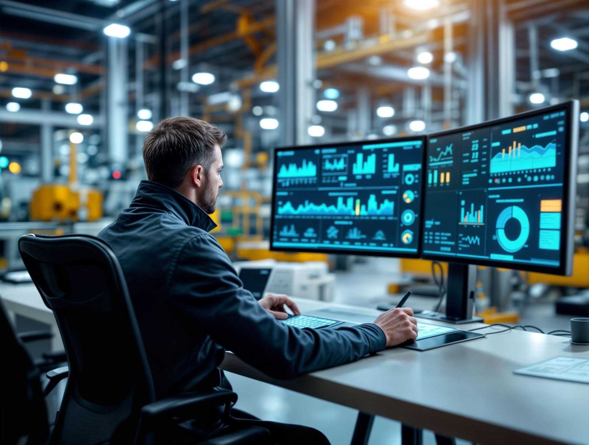 Live-Datenanalyse in Fertigungssteuerung | Produktionsplanung Software